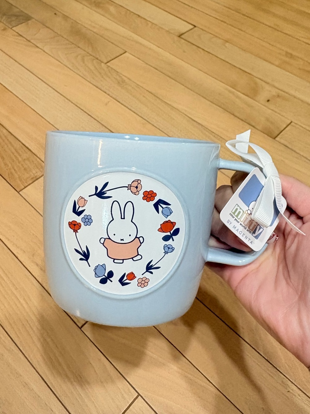 Miffy Mug with Floral Design